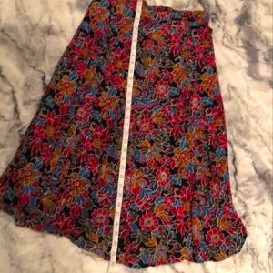 Multi Colored Flowery Skirt
